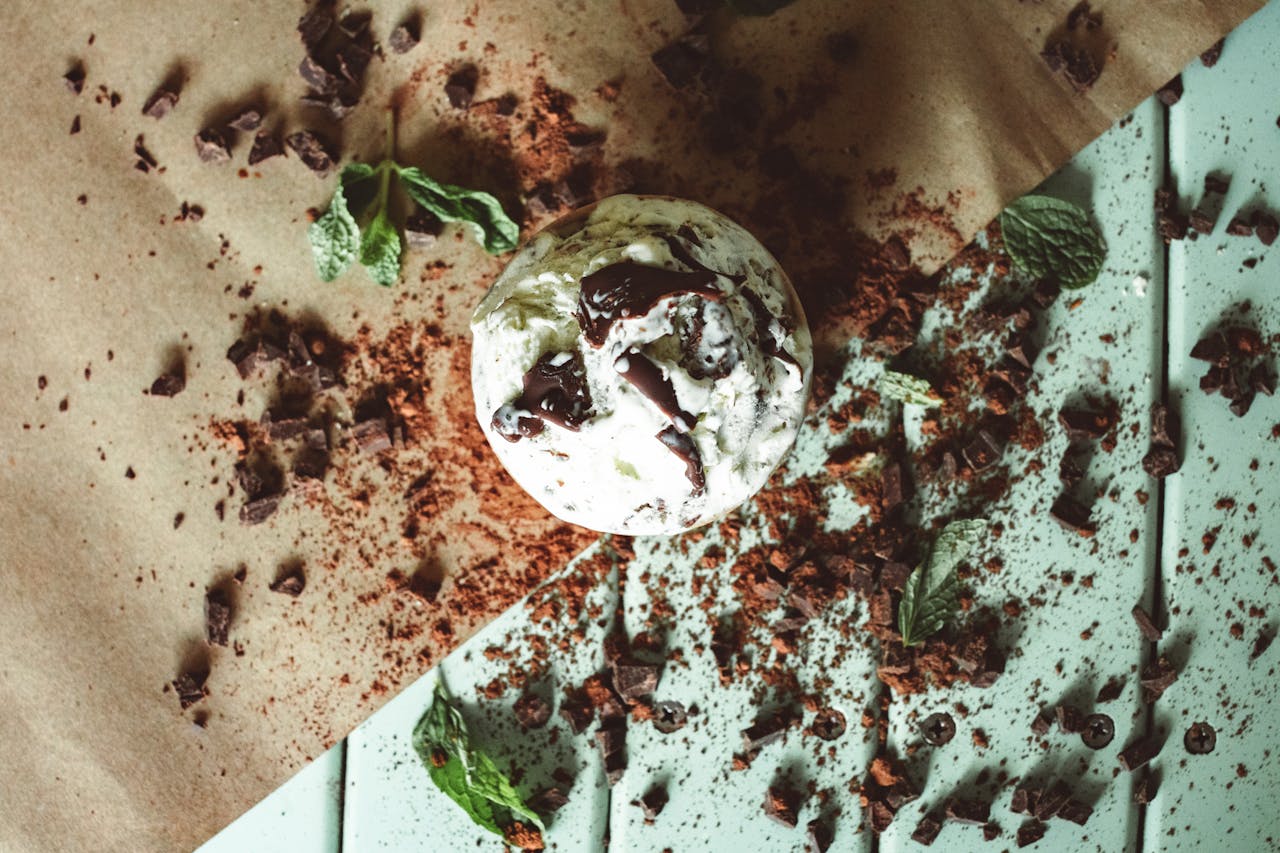 Easy Mint Patty Ice Cream Recipe for UCO Ice Cream Ball