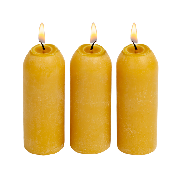 Beeswax_candle_for_camping_and_safe_indoor_emergency_light