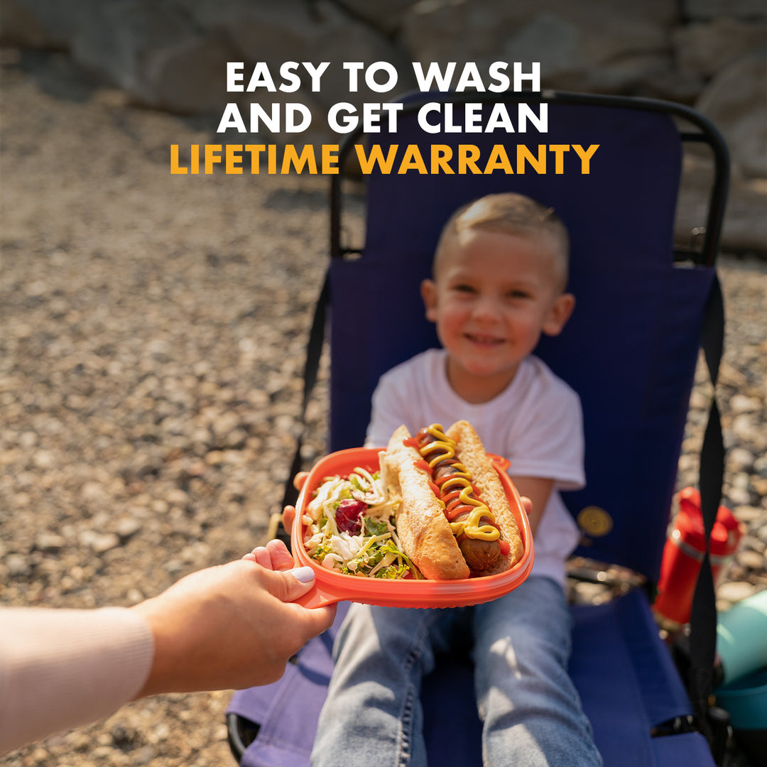 Scout mess kit with BPA-free plate and bowl set