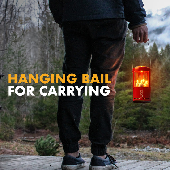 UCO Candlelier Candle Lantern with emergency long burning candles for camping, storm prep, and off-grid survival