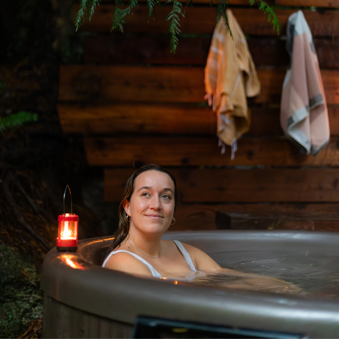 UCO Mini Candle Lantern in Forest color with tea light for outdoor use