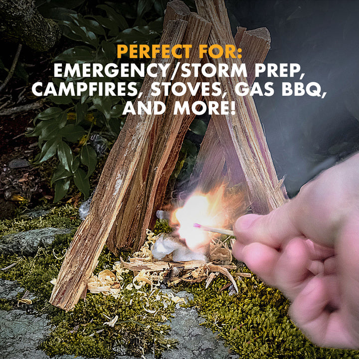 UCO Stormproof Matches waterproof windproof long-burning survival matches perfect for emergency supplies in car, camping, and natural disaster prep