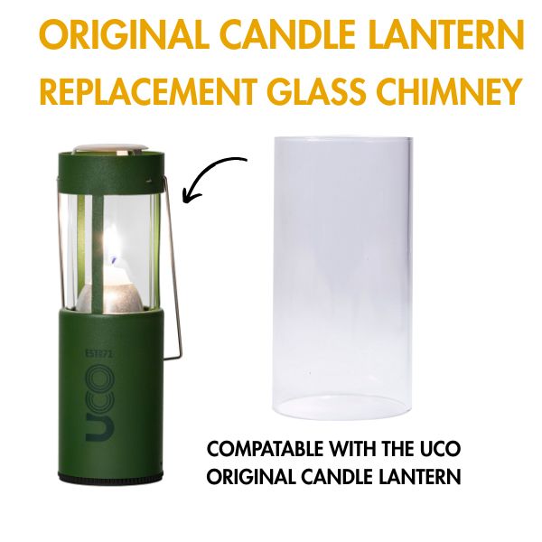 Original Candle Lantern-Replacement Glass Chimney