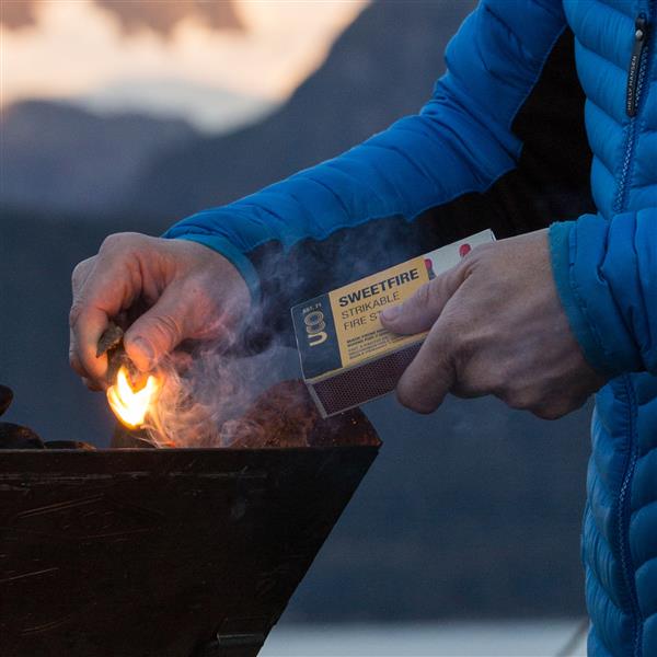 UCO Sweetfire Strikeable Fire Starter compact fire starter for backpacking and bug-out bags